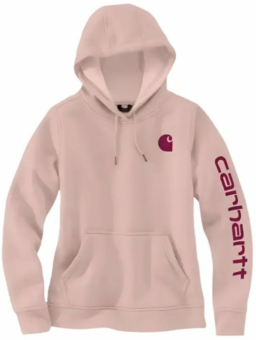 Carhartt Iconic Clarksburg Relaxed Fit Hoodie Vintage Pink Size Small 4 6